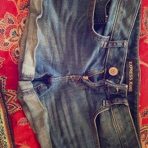 Express jean shorts